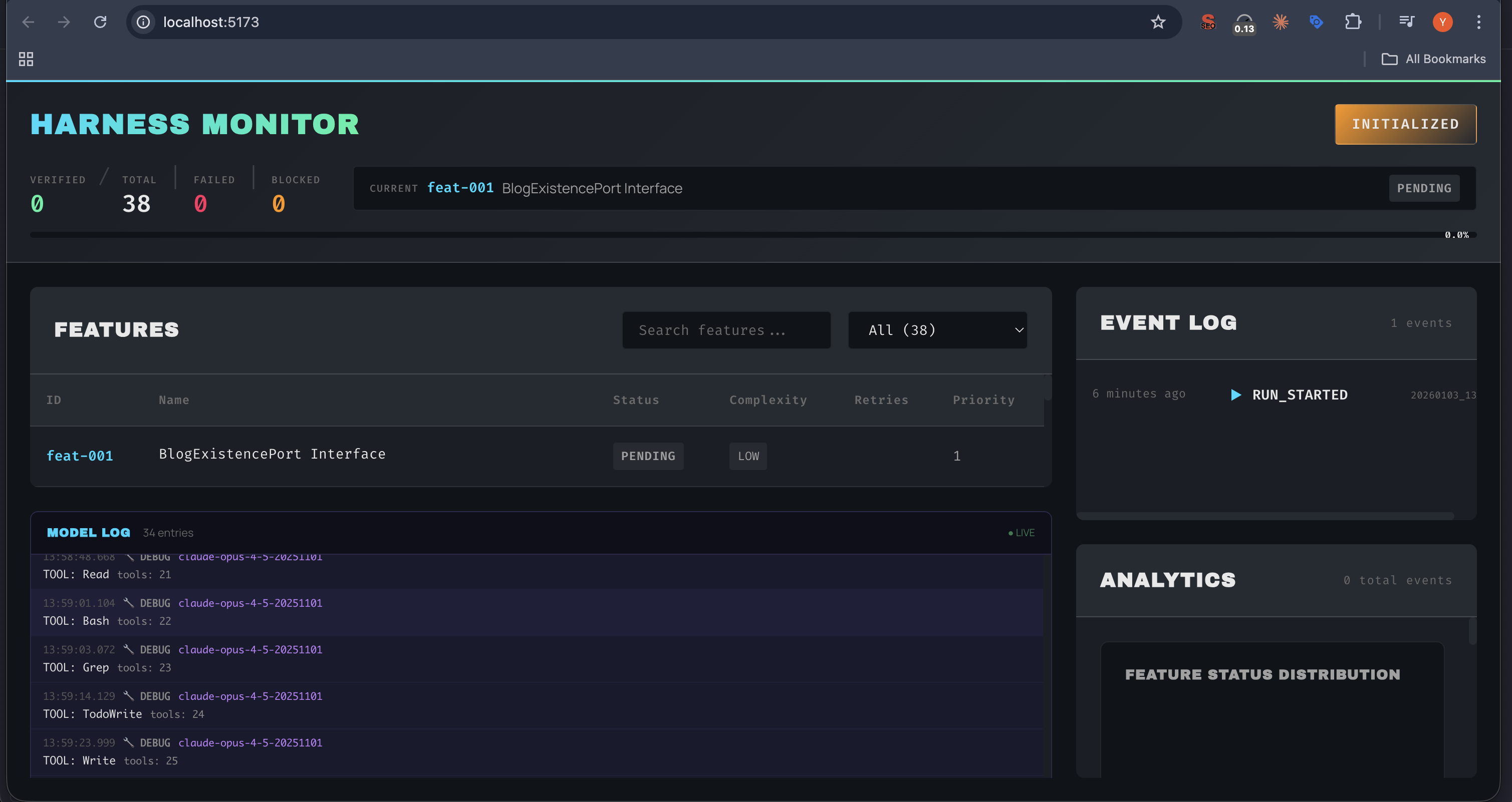 Harness Monitor Dashboard